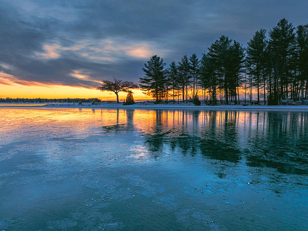 A photo of winter landscape in Danmak