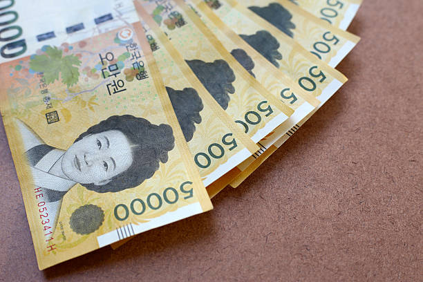istock South Korean 50,000 won banknote 2251269878