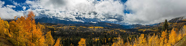 istock autumn landscape panorama with snow dusted mountains 2251270317