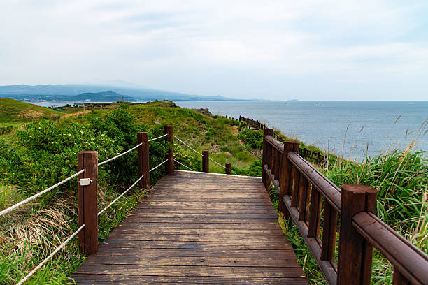 seascape at Songaksan in Jeju Island, South Korea