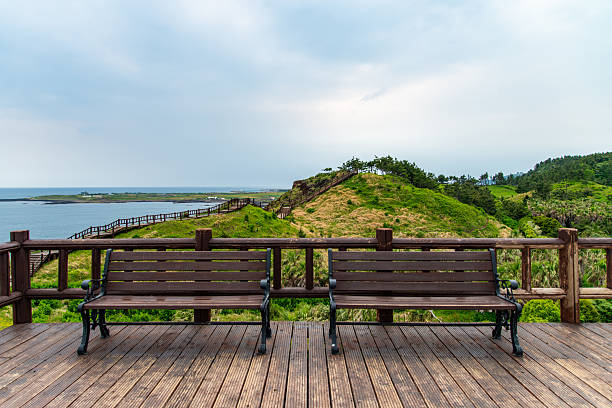landscape at Songaksan in Jeju Island