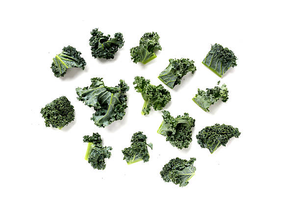 istock Curly kale leaves, Fresh green vegetables 2251277309