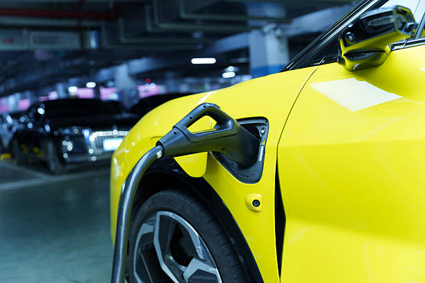 White small urban electric vehicles
