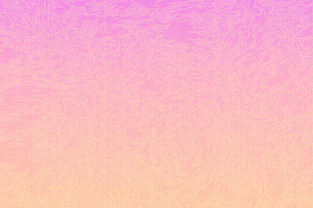 Cute Japanese-style peach-pink gradient background material with a delicate and intricate golden and white thread woven pattern and rain-like vertical stripes.