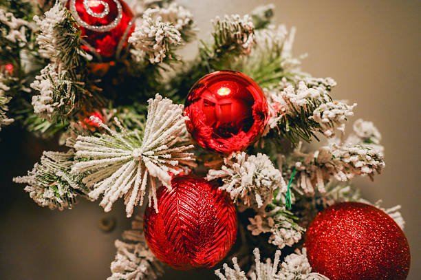 istock Frosted Christmas wreath decorating holiday season 2251287456