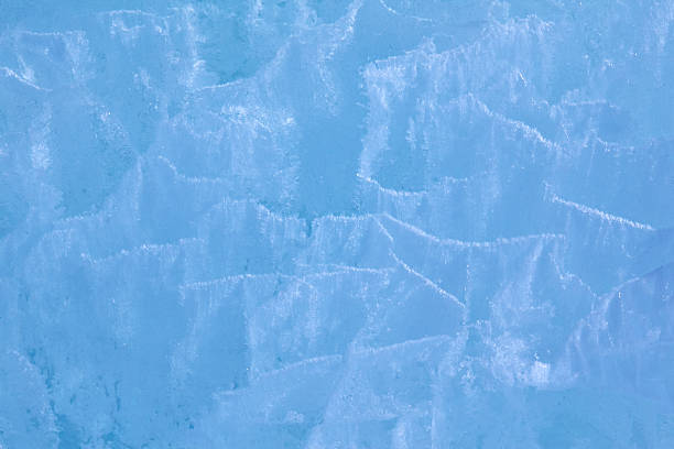 Natural texture of the ice. Winter background