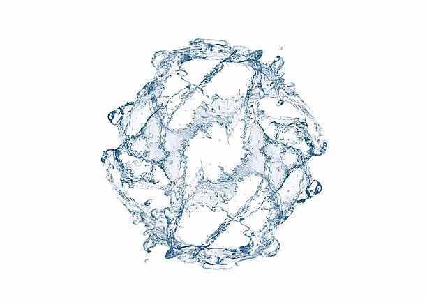 istock Abstract background of swirling blue water 2251301604