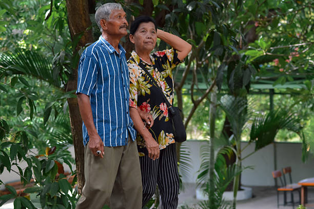 istock Elderly Couple Enjoying an Explorative Stroll Through a Lush Park Setting 2251306754
