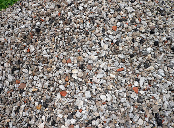 gravel for background at day