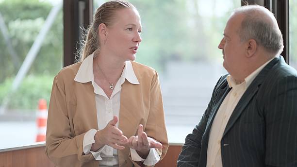 istock Business executives and startup founders, discussions during a seminar, consulting on investment opportunities and digital transformation. The atmosphere reflects ambition, teamwork, and the spirit of innovation driving modern entrepreneurship. 2251309286