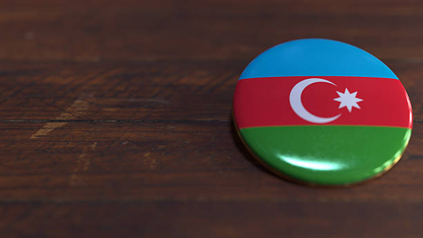 istock Voting Badge Featuring the Flag of Azerbaijan 2251317952
