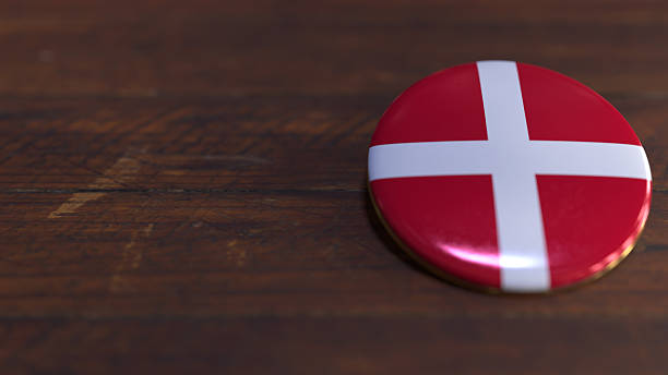 istock Voting Badge Featuring the Flag of Denmark 2251317999