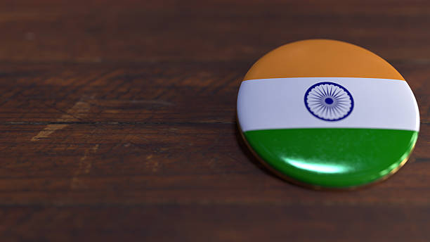 istock Voting Badge Featuring the Flag of India 2251318206
