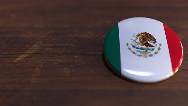 istock Voting Badge Featuring the Flag of Mexico 2251318249