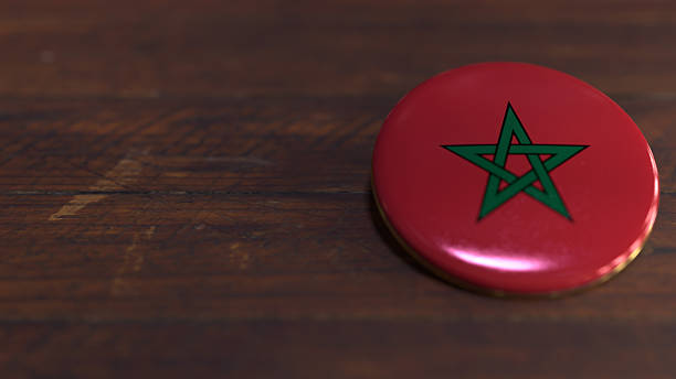 istock Voting Badge Featuring the Flag of Morocco 2251318250