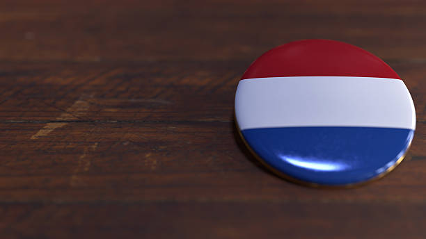 istock Voting Badge Featuring the Flag of Netherlands 2251318264