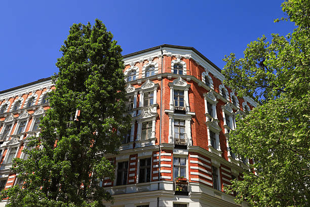 Historic Old Berlin Architecture in the Prenzlauer Berg District, Berlin - Germany