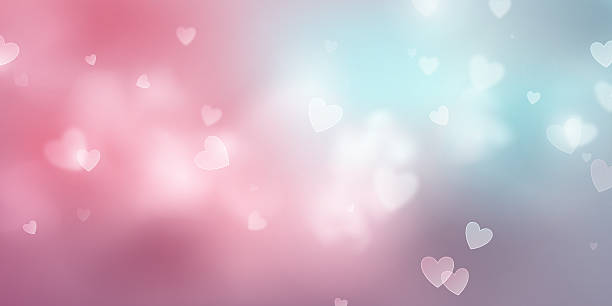 istock Valentine's Day background decorated with beautiful heart bokeh. Vector illustration. 2251321112