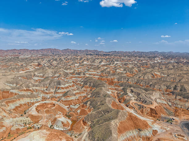 istock Aerial View of Danxia Landforms in Lanzhou 2251323606