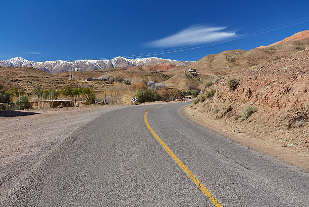 istock Highway towards snowy high Atlas mountains 2251326896