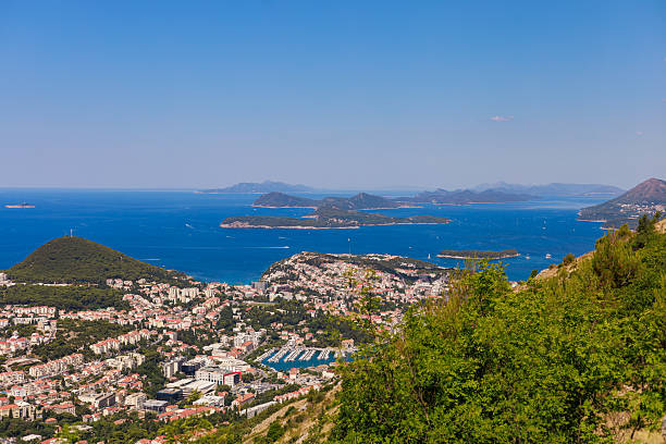 istock Wide coastal panorama of Dubrovnik 2251333730