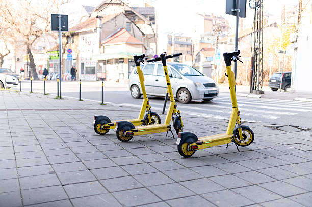istock Electric scooters for renting 2251335149