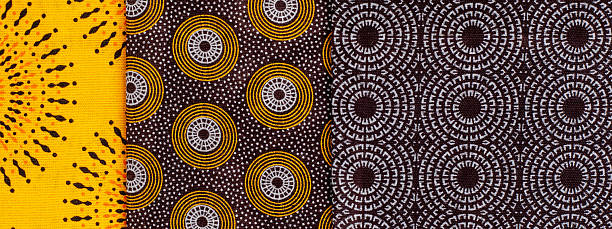 istock Three different patterns of South African Shwe shwe 2251343582