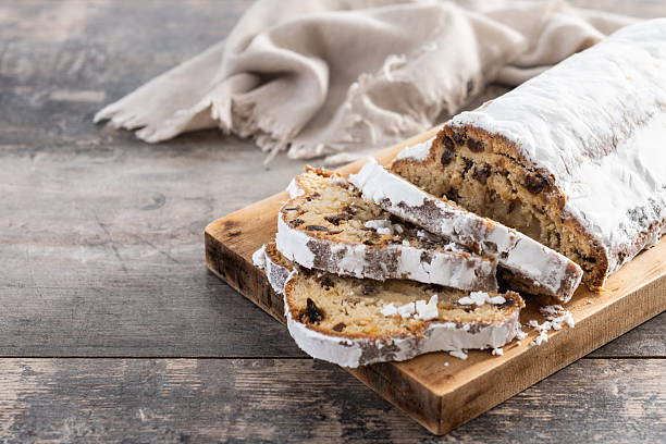 istock Traditional Christmas Stollen with Raisins and Powdered Sugar 2251343894
