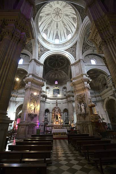 istock Ornate Cathedral Interior with Grand Dome 2251358750