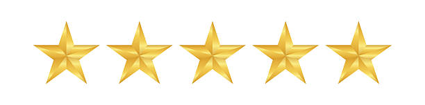 istock Star icon. Vector golden isolated five stars. Customer feedback concept. Vector 5 stars rating review. Quality shape design. 2251368572