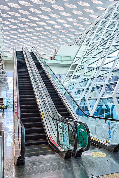 istock Shenzhen Airport terminal Escalator 2251375533