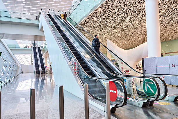 istock Shenzhen Airport terminal Escalator 2251376432