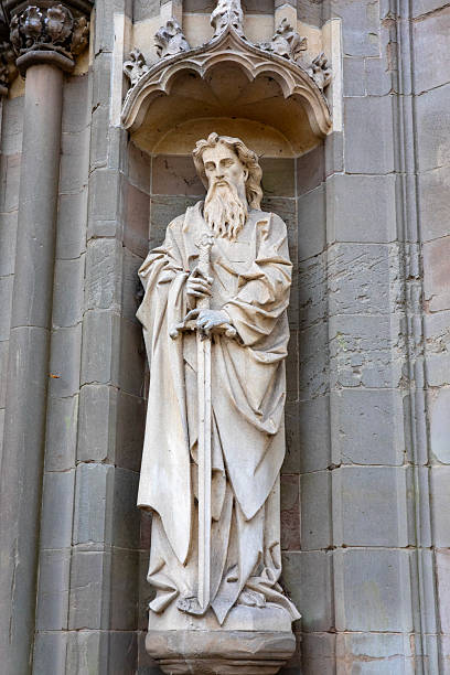 Gargoyles, one of the many that hang from the cloister of the Monastery of Veruela (Zaragoza)