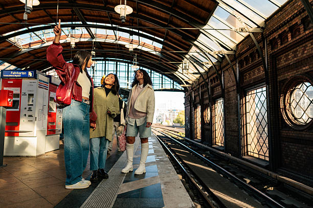 istock Friends Waiting at a Train Station 2251381784