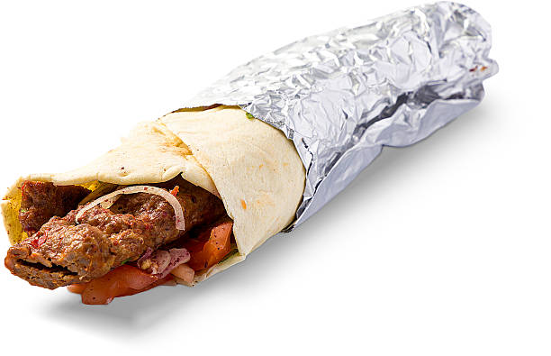 istock Kebab, sandwich, warp, pita, tacos 2251388342