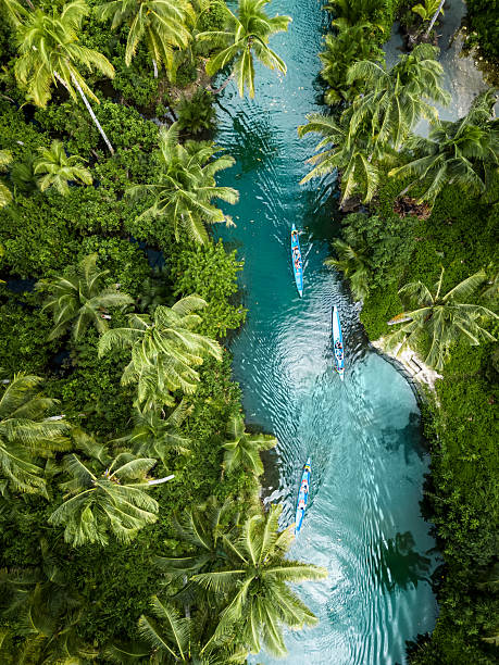 istock Maasin River, Siargao, Philippines, drone photo 2251389891