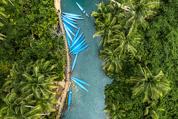 istock Maasin River, Siargao, Philippines, drone photo 2251389905
