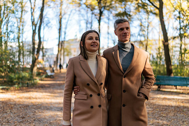 istock Couple Enjoying a Peaceful Autumn Walk Together 2251392333
