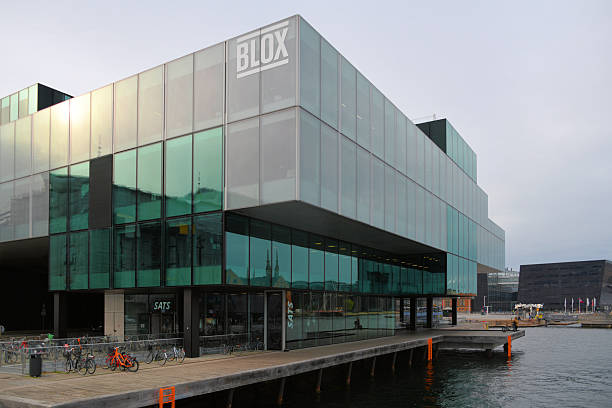 Nottingham, England - January 20, 2021: The Sir Harry and Lady Djanogly Learning Resource Centre is a library on the Jubilee Campus of the University of Nottingham
