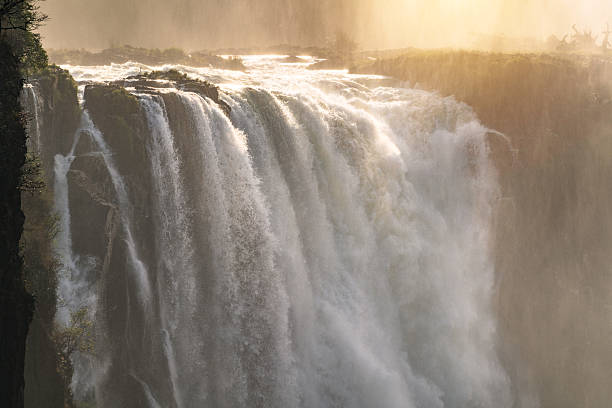 landscape of Victoria Waterfalls