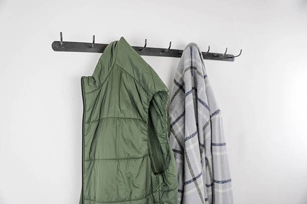 istock Clothing Storage on Metal Hook Rail 2251405231