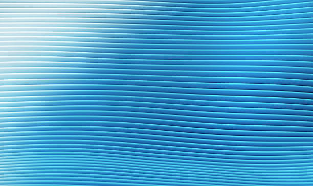 istock Abstract stripes in form of waves,  wavy wallpaper background 3D rendering 2251405279