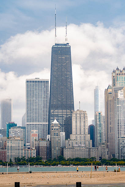 istock Chicago Skyline from North Ave Beach - stock photo 2251407016