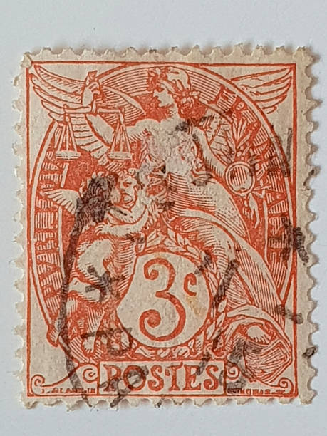 FRANCE-CIRCA 1961:a stamp printed in France shows Rance Valley and Dinan, circa 1961.Philately.Postage stamps from different countries and times.A collection of world stamps.