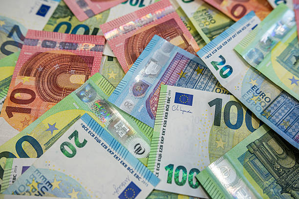 istock Mixed Euro banknotes background in various values representing cash flow, banking and savings 2251412479