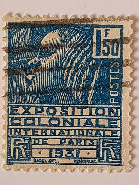 istock France 1930–31 Colonial Exhibition 1.5 Francs Postage Stamp 2251412486