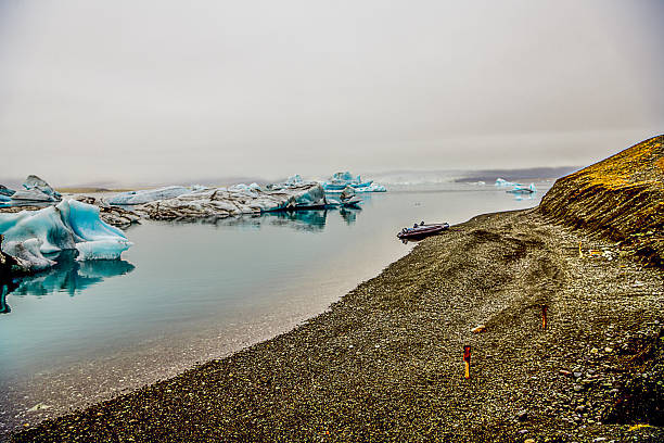 Beautiful Jokulsarlon lake at Iceland.
