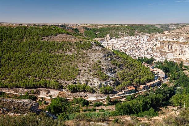 View of Jorquera small village in Albacete province, Spain