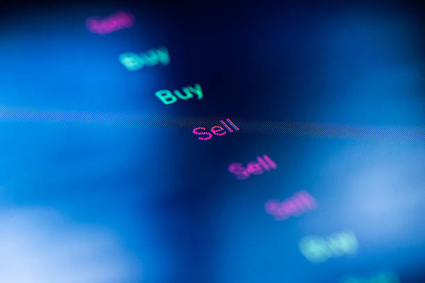 Financial Screen With Buy and Sell Actions