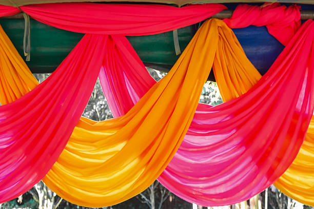 istock Tie the fabric to decorate 2251420908